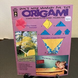 How To Do Origami for Kids Easy Step by Step Don't Need Mommy Craft Art Age 4-10